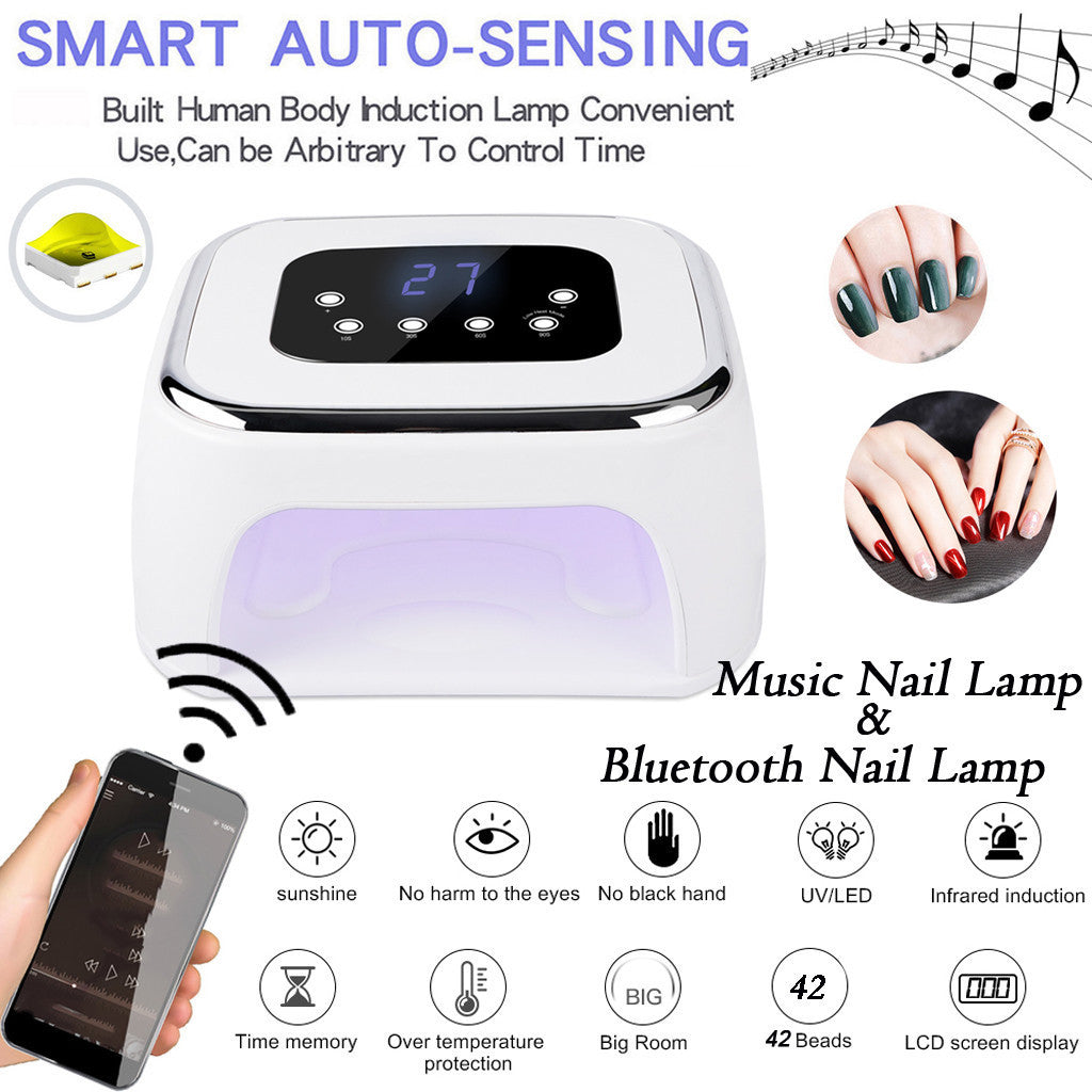 Bluetooth music nail phototherapy machine UV lamp